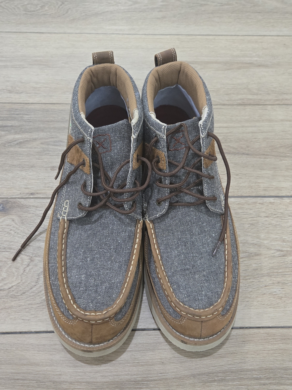 Twisted X Men’s 4” ecoTWX Wedge Sole Boot Chukkas Dust/Brown Size 14 M